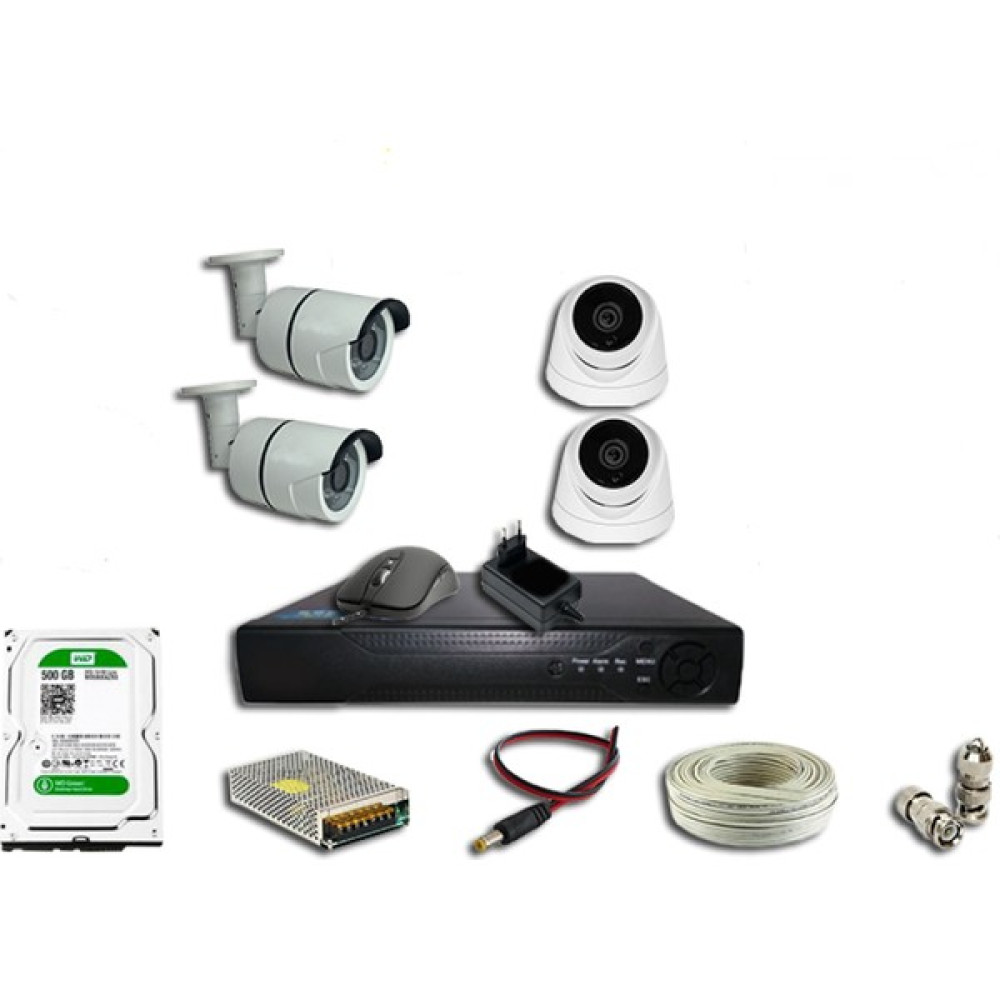 Area 2 Mp 1080P 4 Kameralı Harddisk Dahil Set Oto Boyaları Fiyatı
