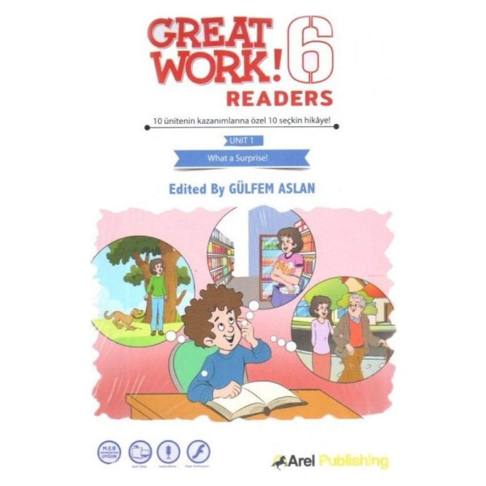 Arel Publıshıng, Great Work 6.Sınıf 10’lu Hikaye Kitabı Seti, Readers Yabancı Dil Roman ve Öyküler Fiyatı