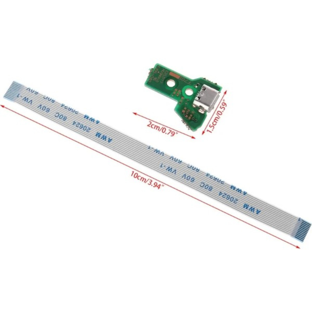 Aren Bilişim Ps4 Uyumlu Kol Şarj Soketi JDS-040 + 12 Pin Flex - Yeşil PlayStation 4 PS4 Oyunları Fiyatı