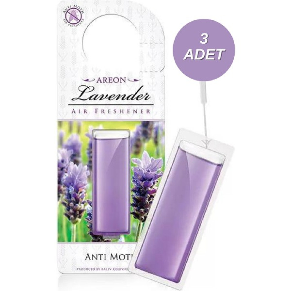 Areon Anti Moth Lavender Dolap ve Çekmece Kokusu 3'lü (Güve Kovucu) Oda Kokusu Fiyatı
