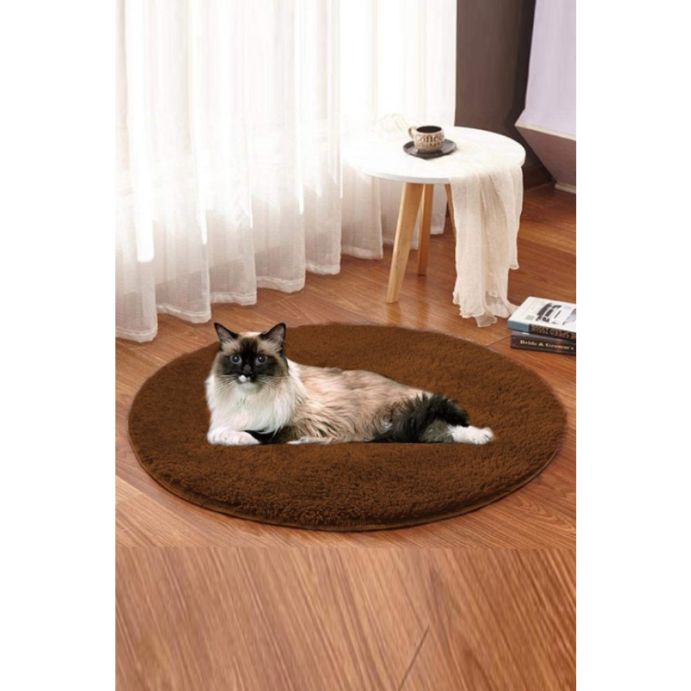 Ares Kahve Pelus Kedi Minderi Evcil Hayvan Yatagi Kedi Yuvasi Mati Kedi Kulubesi Minderi Evcil Hayvan Ürünleri Fiyatı