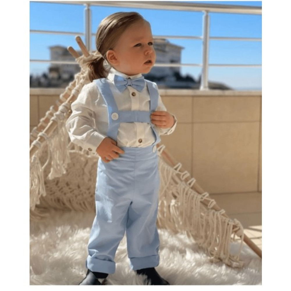Ares Kids Fashion Salopet Takım Papyon Gömlek ve Salopet Erkek Çocuk Giyim Takımı Fiyatı