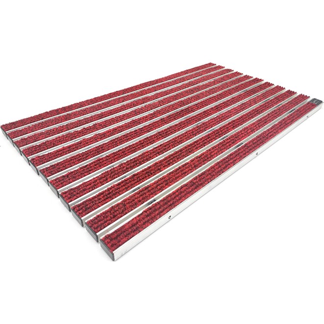 Arfen Gömme Tip Halı Üst Yüzeyli Alüminyum Kırmızı Paspas 60 x 90 cm Araca Özel Paspaslar Fiyatı