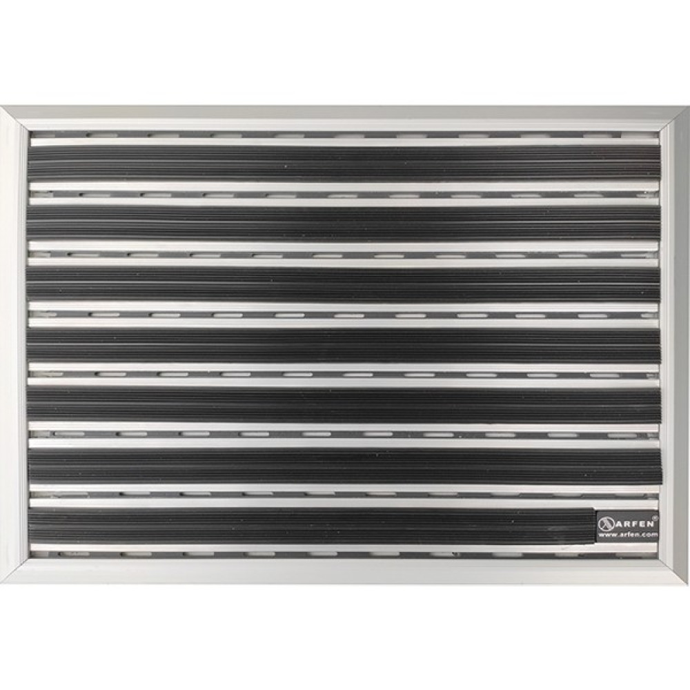 Arfen Kauçuk Üst Yüzeyli Ince Seri Alüminyum Paspas 40 x 70 cm - Siyah Araca Özel Paspaslar Fiyatı