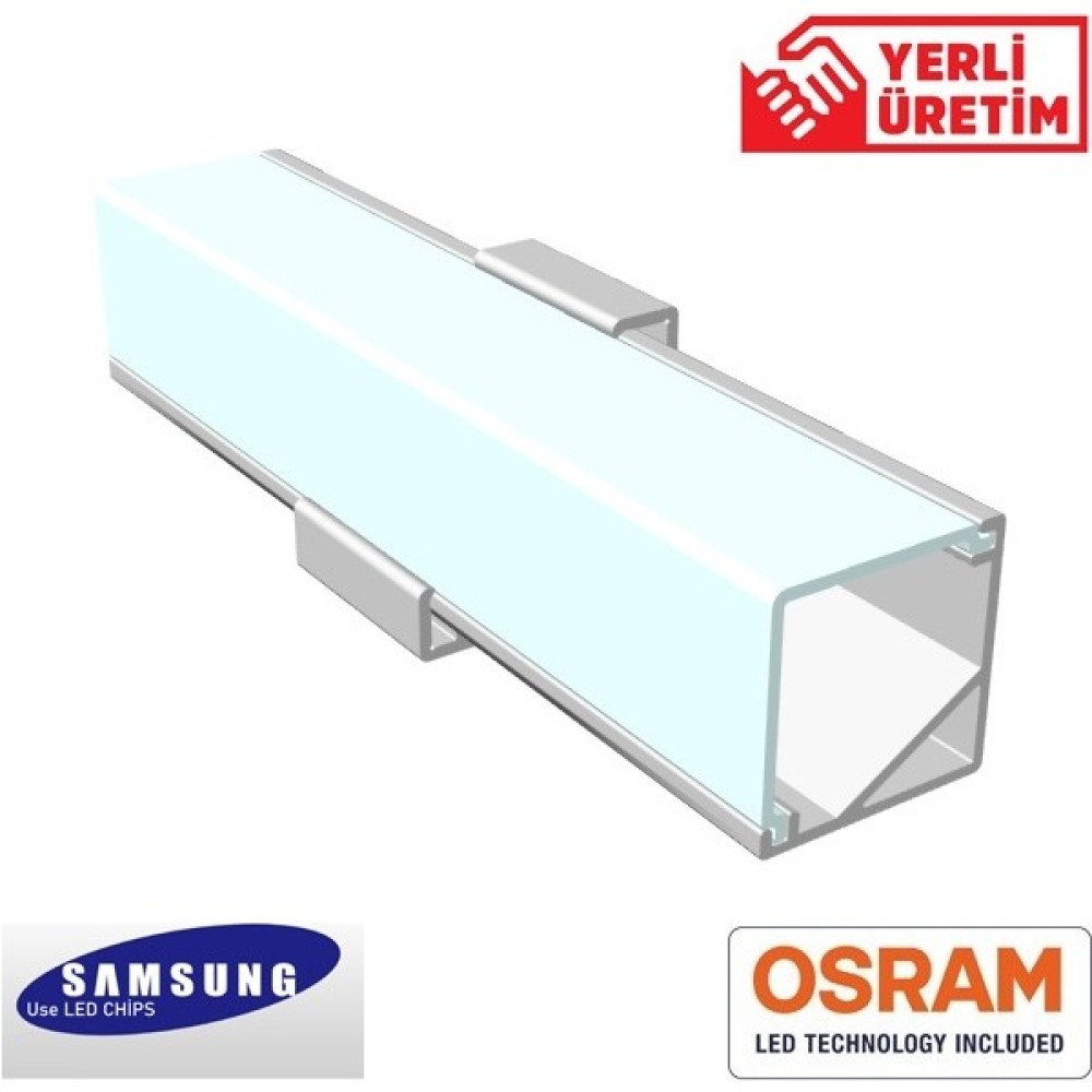 Arge LED Mutfak Dolabı ve Tezgah Altı Köşe Difüzörlü Köşe Bar LED 24V - 200 cm - 4000K Led Aydınlatmalar Fiyatı