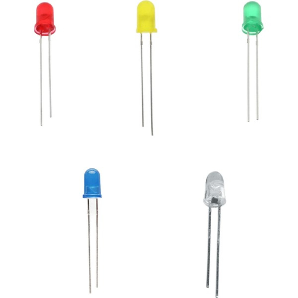 Argema 20 Adet 5mm 5 Farklı Renk LED - 5 mm - Renkli Led Aydınlatmalar Fiyatı