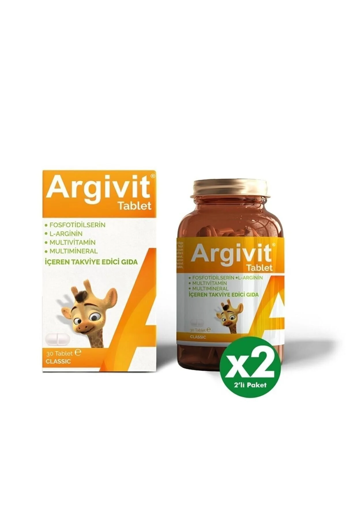 Argivit 30 Tablet 2 Adet" Sağlık / Diyet Fiyatı