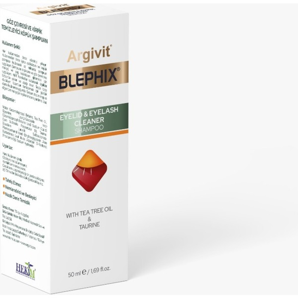Argivit Blephix Göz Çevresi ve Makyaj Temizleme Şampuanı 50 ml Makyaj Temizleyicileri Fiyatı