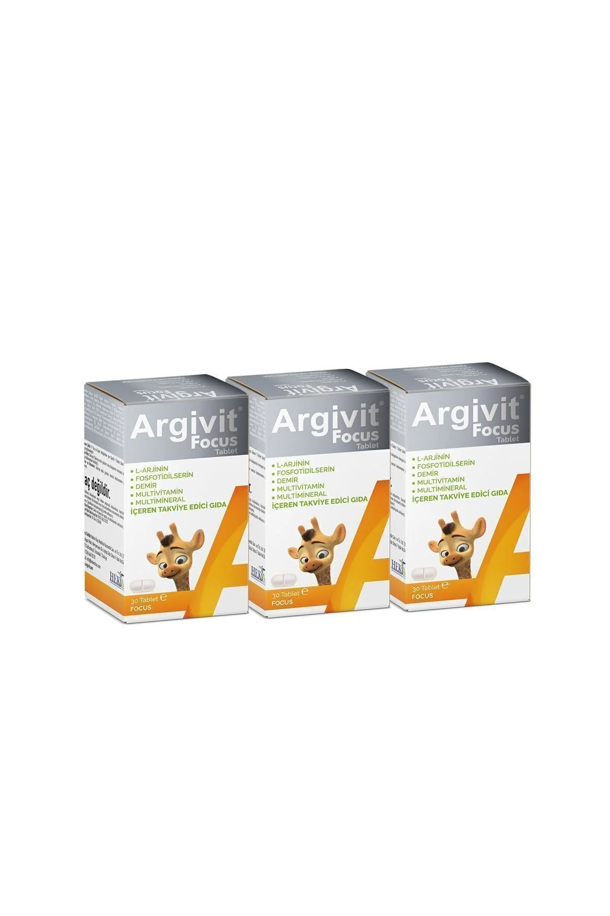 Argivit Focus Tablet 30 Tablet 3lü Paket" Sağlık / Diyet Fiyatı