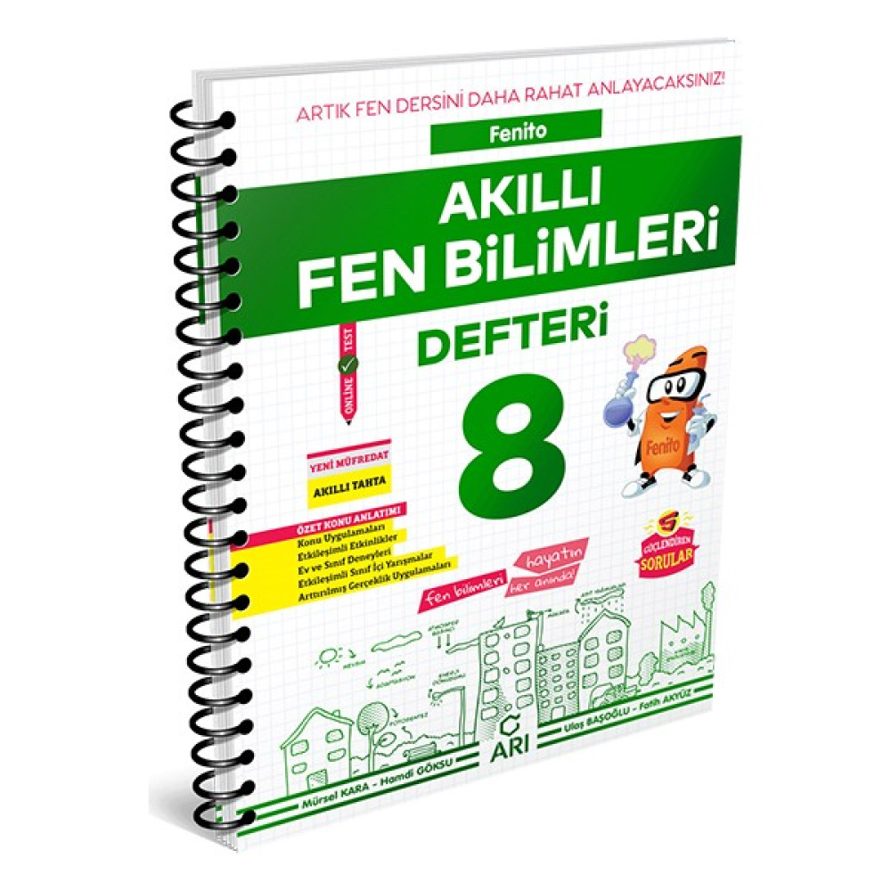 Arı 8. Sınıf Fenito Akıllı Fen Bilimleri Defteri Fen - Bilişim ve Teknoloji Fiyatı