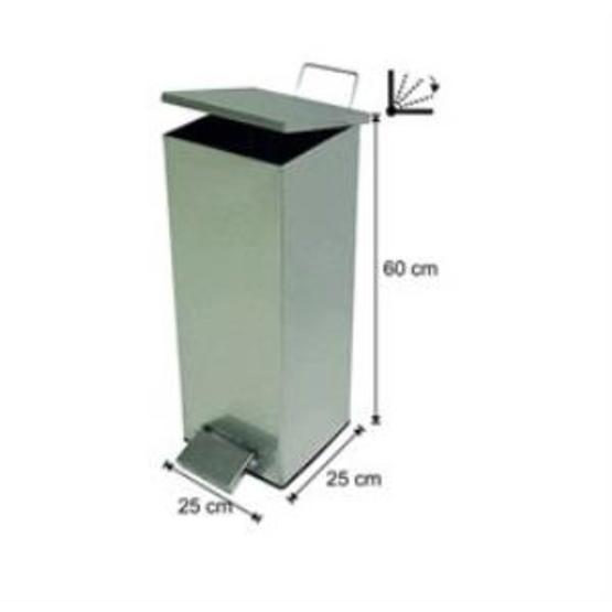 Arı Metal 1082 34 lt Endüstriyel Kare Çöp Kovası