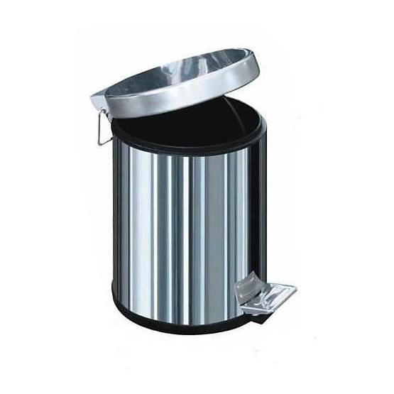 Arı Metal 3 lt Paslanmaz Pedallı Çöp Kovası