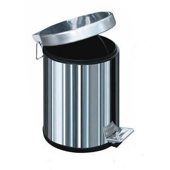 Arı Metal 3 lt Paslanmaz Pedallı Çöp Kovası