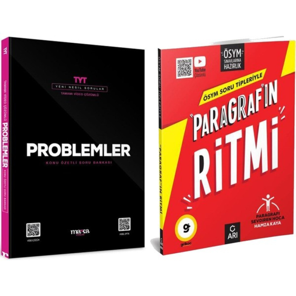 Arı Paragrafın Ritmi ve Marka Problemler Soru Bankası 2 Kitap Set Temel Yeterlilik Testi (TYT) Fiyatı