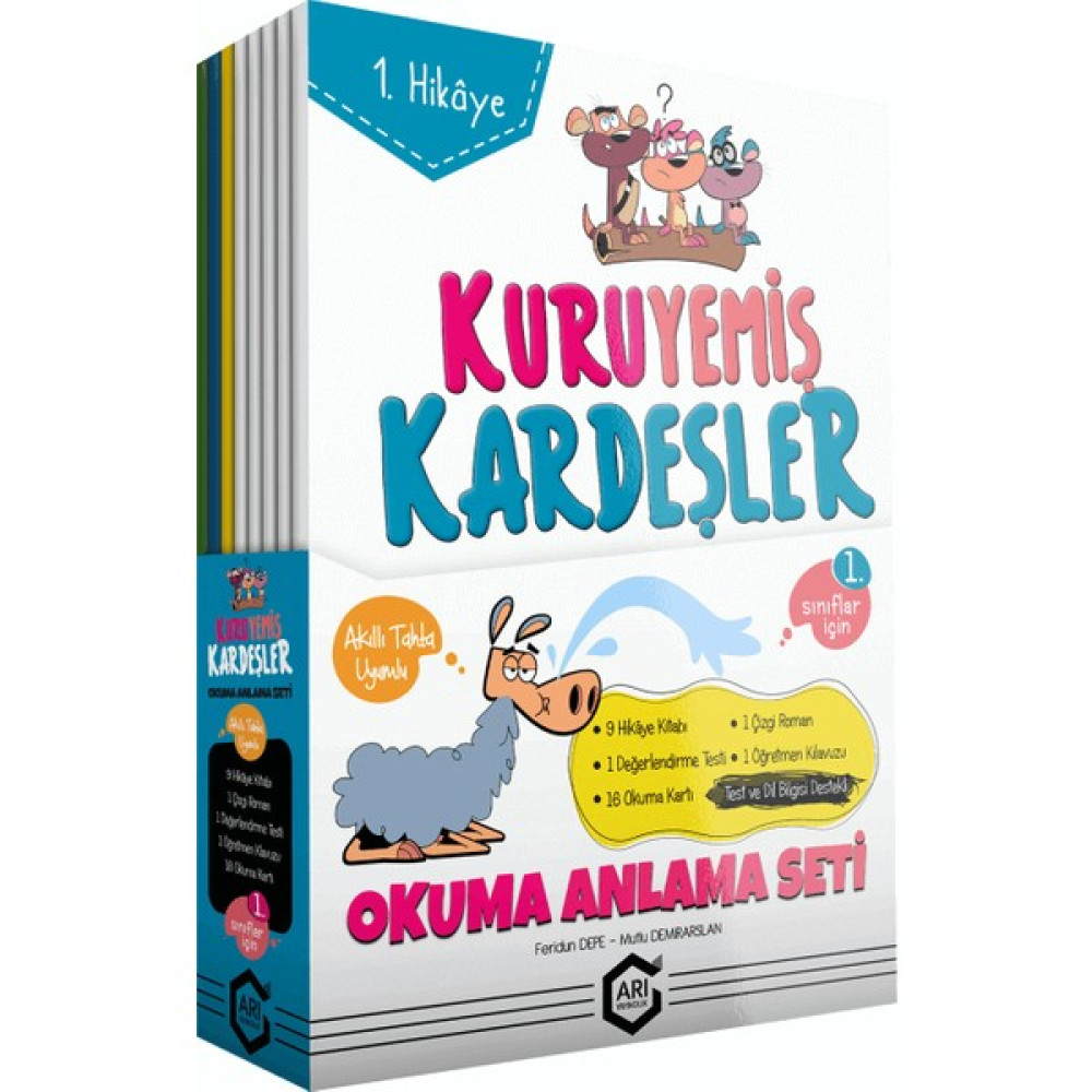 Arı Yayıncılık 1 Sınıf Kuruyemiş Kardeşler 10 Kitap ( Okuma Anlama ) Çocuk Masal Fiyatı
