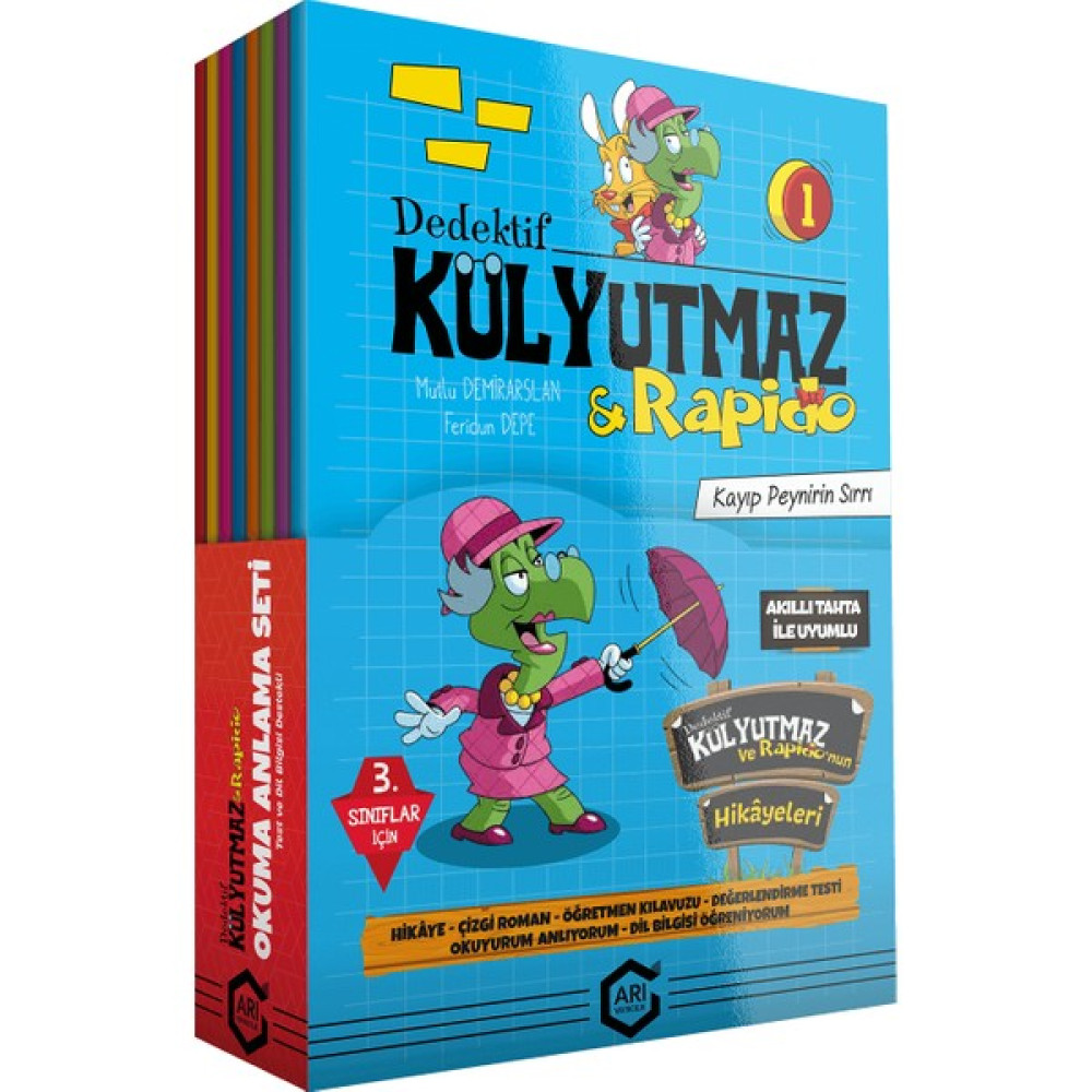 Arı Yayıncılık 3 Sınıf Dedektif Külyutmaz Ve Rafido 8 Kitap ( Okuma Anlama ) Çocuk Masal Fiyatı
