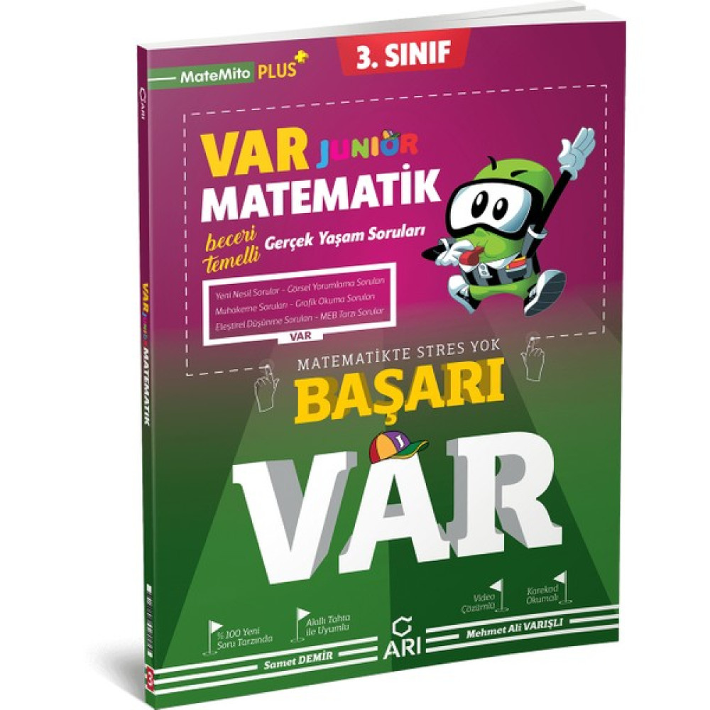 Arı Yayıncılık 3 Sınıf Var Junior Matematik Matematik Fiyatı