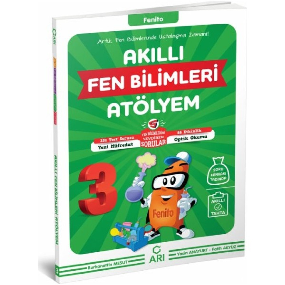 Arı Yayıncılık 3.Sınıf Fen Atölyem Fen - Bilişim ve Teknoloji Fiyatı