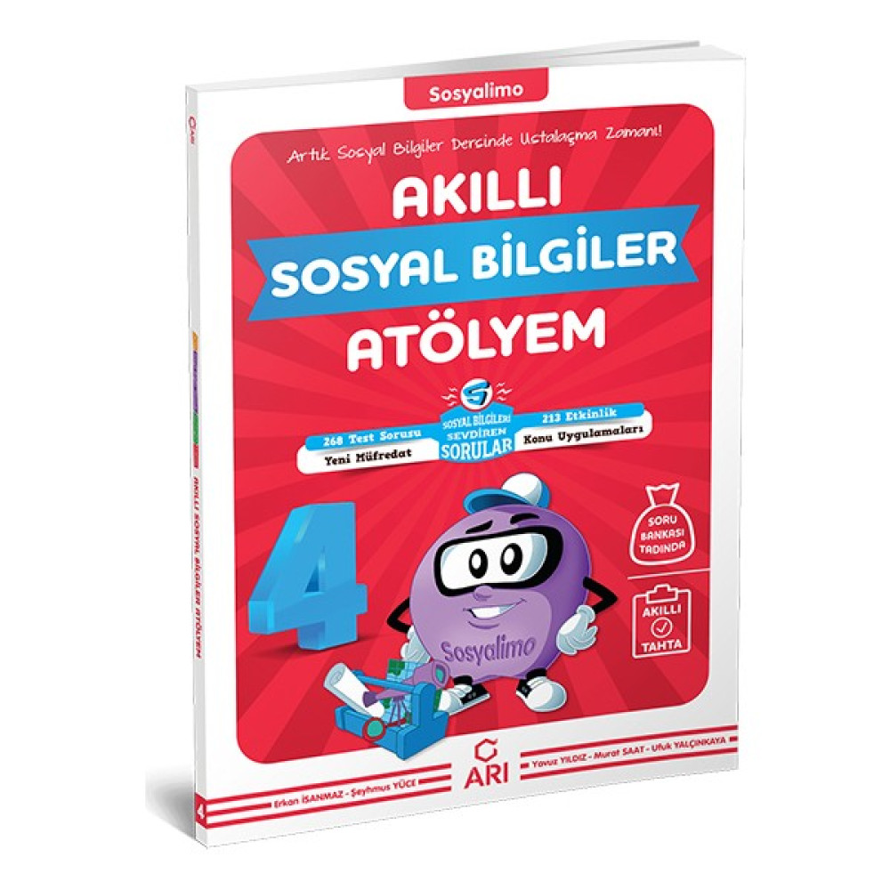 Arı Yayıncılık 4.Sınıf Sosyal Atölyem Sosyal Bilgiler Fiyatı