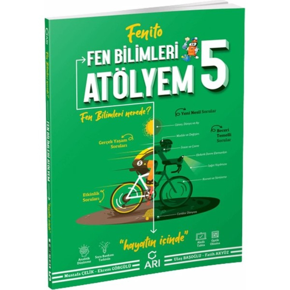 Arı Yayıncılık 5. Sınıf Fen Atölyem 5. Sınıf Fenito Fen Bilimleri Atölyem (Ciltli) Fen - Bilişim ve Teknoloji Fiyatı