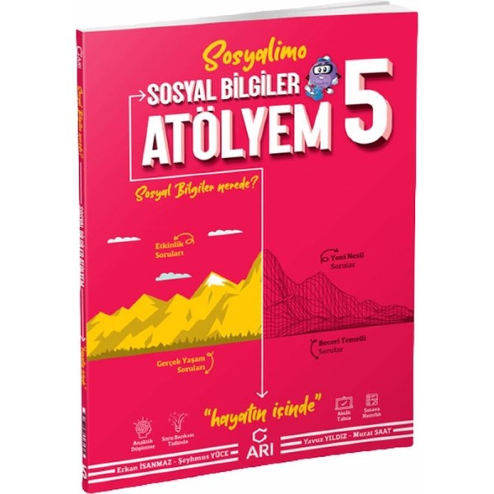 Arı Yayıncılık 5. Sınıf Sosyalimo Sosyal Bilgiler Atölyem (Ciltli) Sosyal Bilgiler Fiyatı