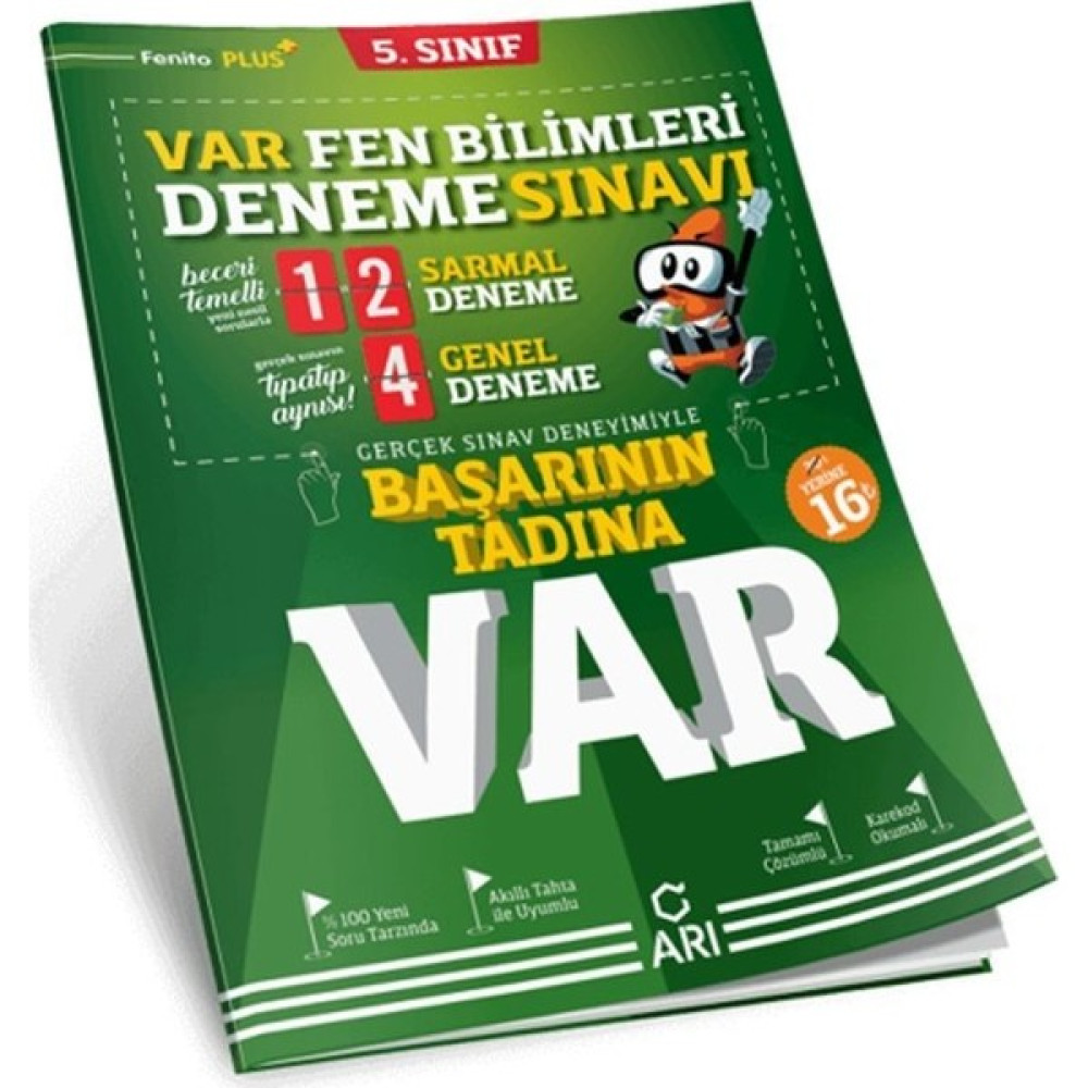Arı Yayıncılık 5 Sınıf Var Fen Deneme Fen - Bilişim ve Teknoloji Fiyatı