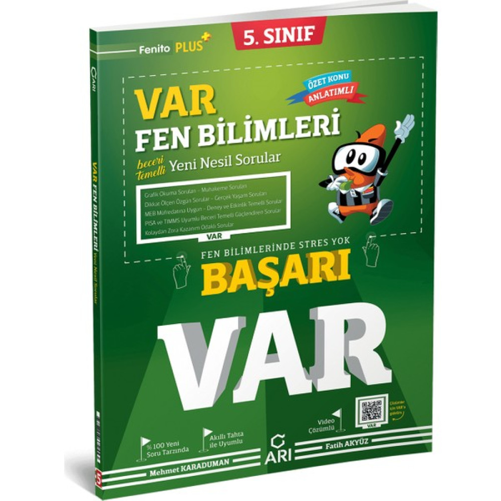 Arı Yayıncılık 5 Sınıf Var Fen Soru Bankası Fen - Bilişim ve Teknoloji Fiyatı
