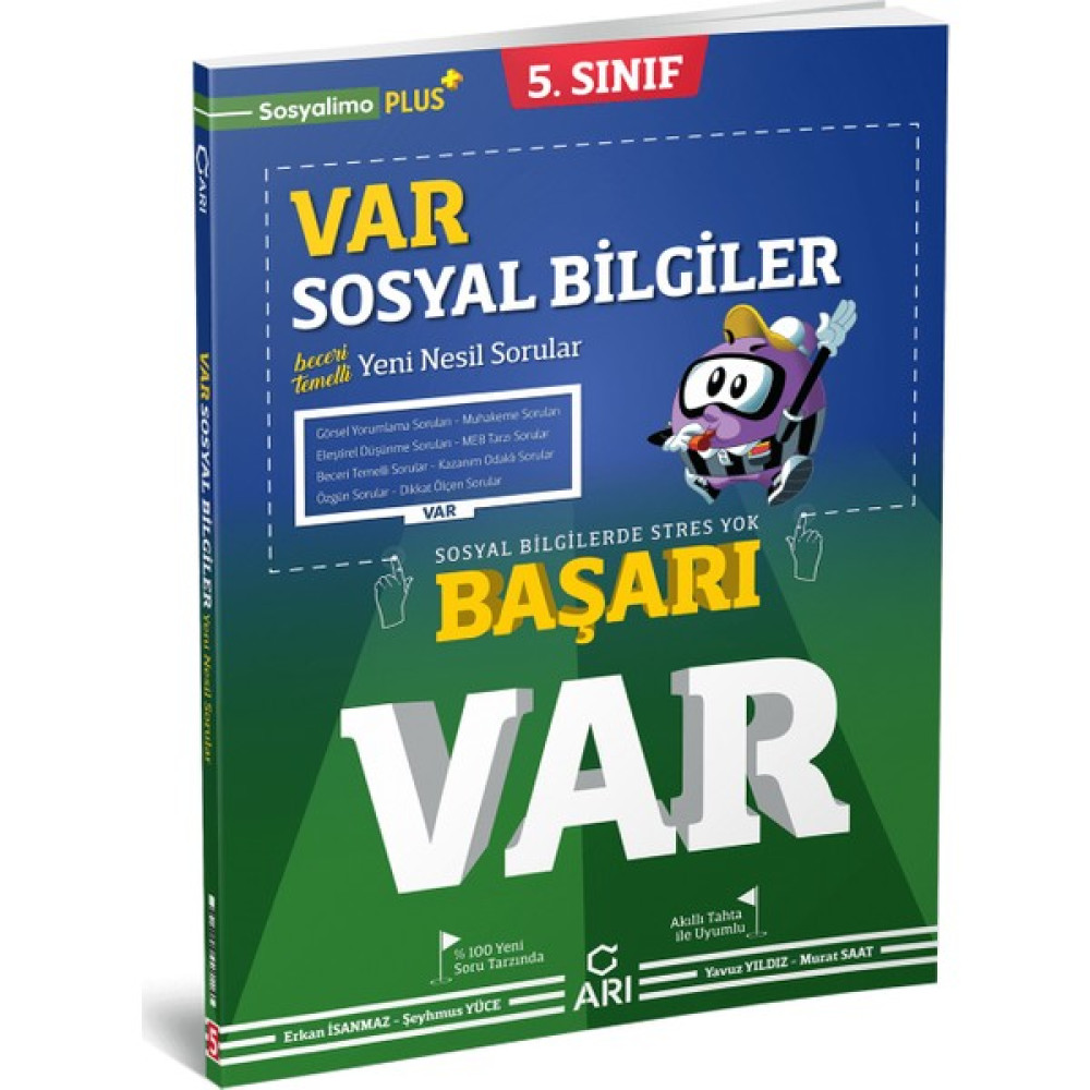 Arı Yayıncılık 5 Sınıf Var Sosyal Bilgiler Soru Bankası Sosyal Bilgiler Fiyatı