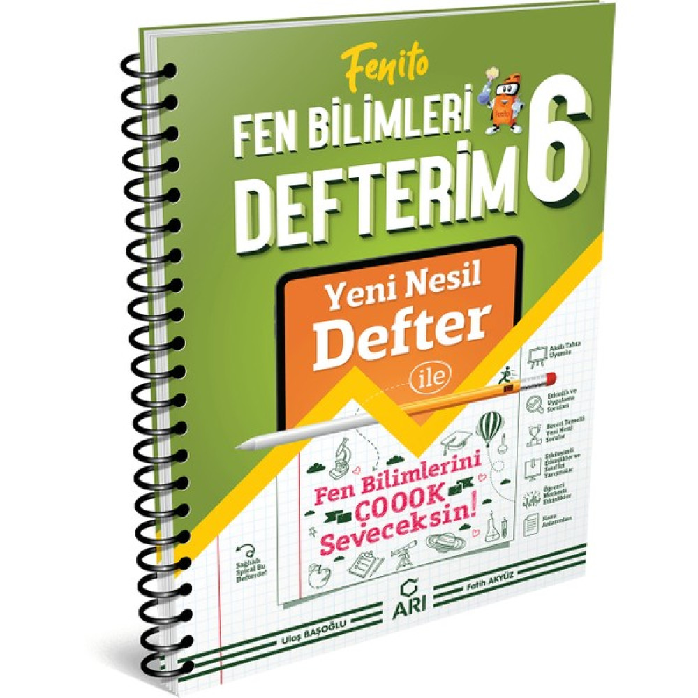 Arı Yayıncılık 6. Sınıf Arı Yayıncılık Fenito Fen Bilimleri Defterim Kaynak Kitapları Fiyatı