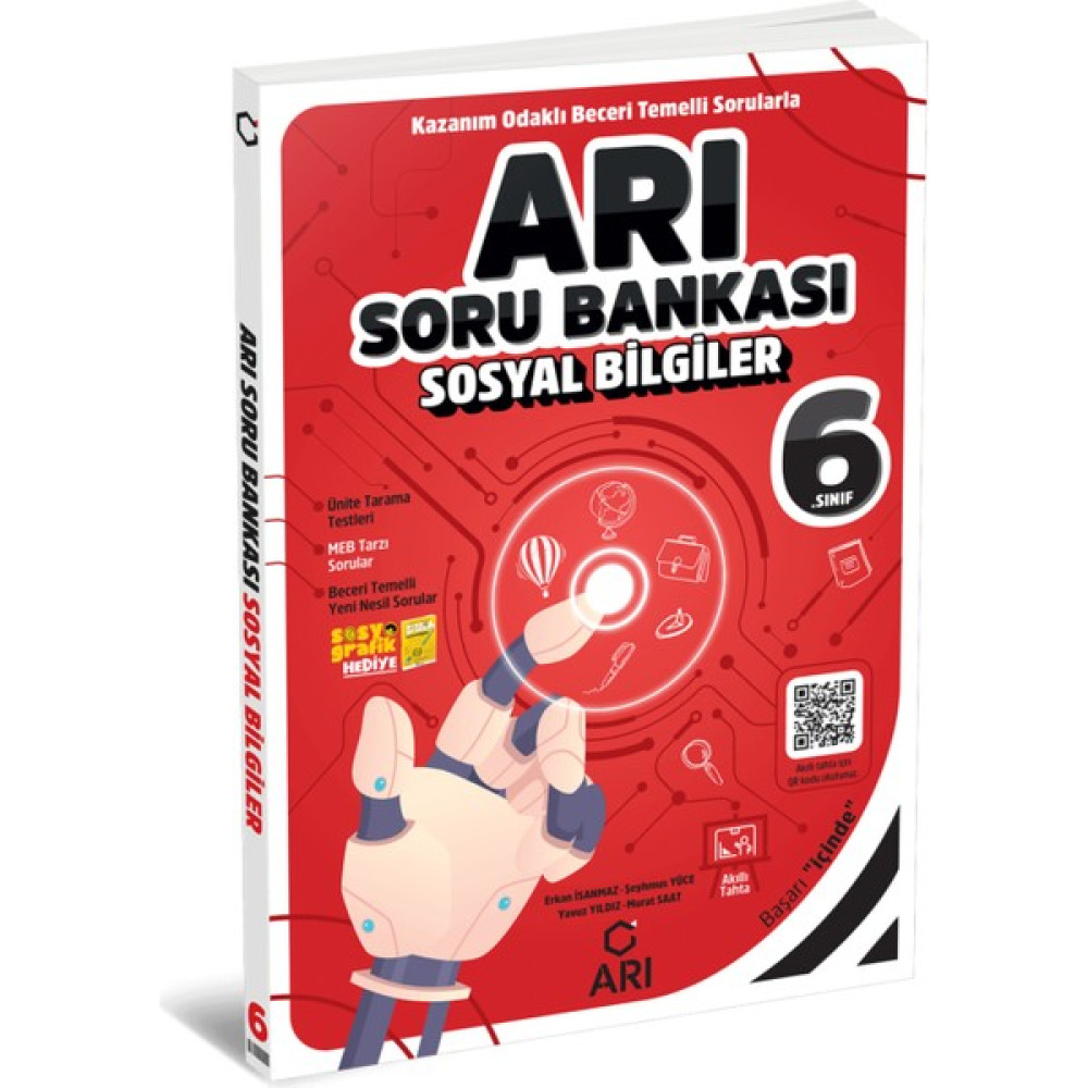 Arı Yayıncılık 6. Sınıf Sosyal Bilgiler Soru Bankası Kaynak Kitapları Fiyatı