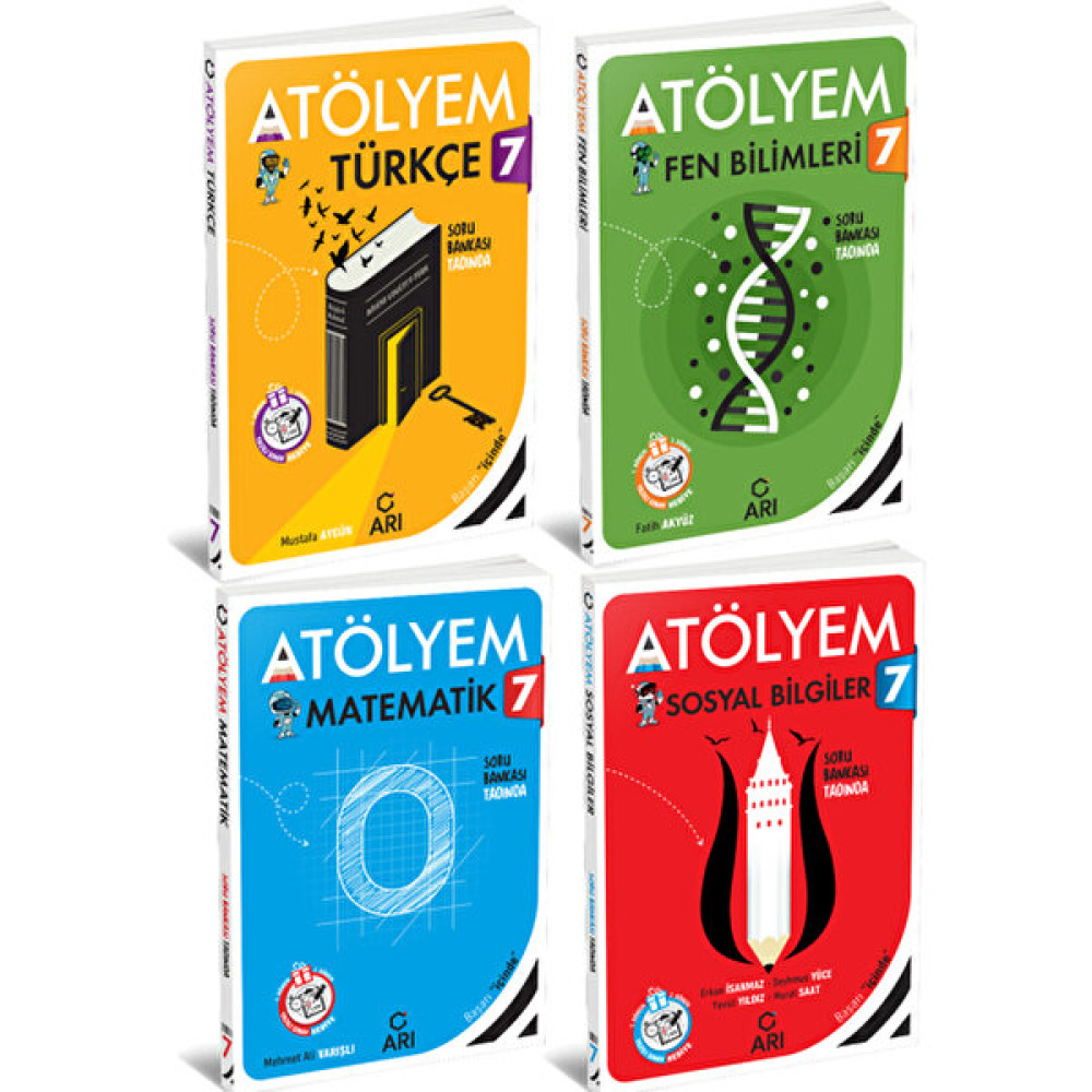 Arı Yayıncılık 7. Sınıf Atölyem Seti Kaynak Kitapları Fiyatı
