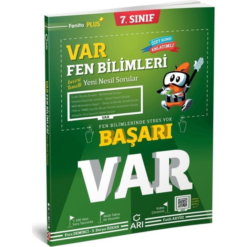 Arı Yayıncılık 7 Sınıf Var Fen Soru Bankası Fen - Bilişim ve Teknoloji Fiyatı