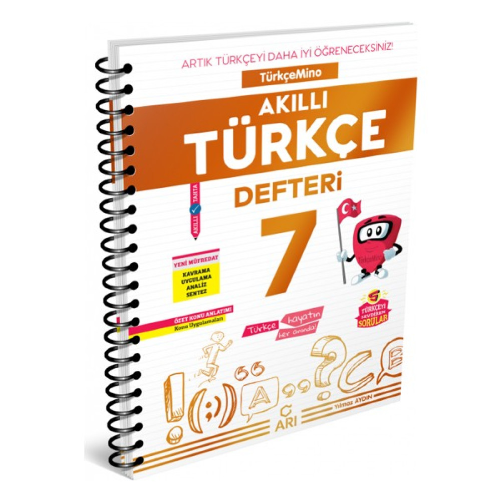 Arı Yayıncılık 7.Sınıf Türkçe Defteri Türkçe Fiyatı