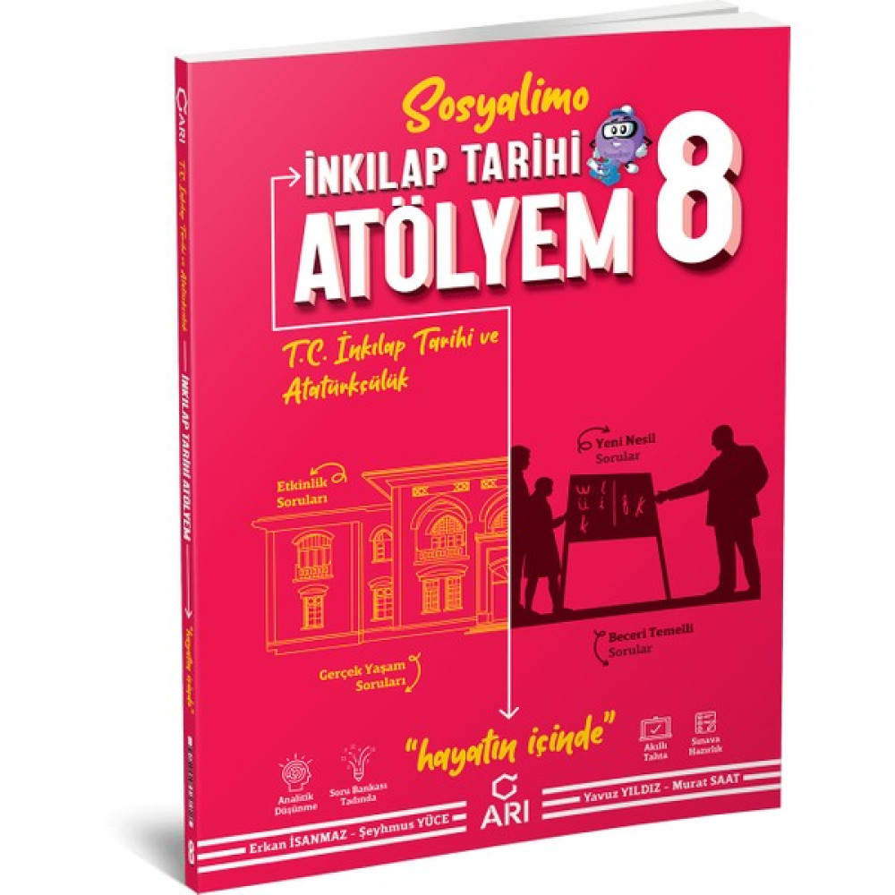 Arı Yayıncılık 8. Sınıf Lgs Sosyalimo Inkılap Tarihi Atölyem Soru Arı (Bolnot'a Özel Güncel Içeriğe Sahiptir) Sosyal Bilgiler Fiyatı