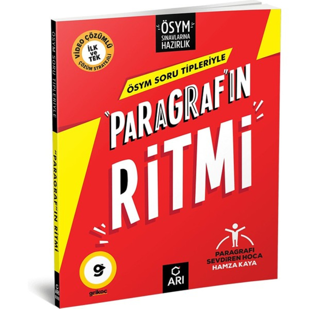 Arı Yayıncılık 9. 10. 11. Sınıf ve Tyt Paragrafın Ritmi Paragraf Soru Bankası Türkçe Fiyatı