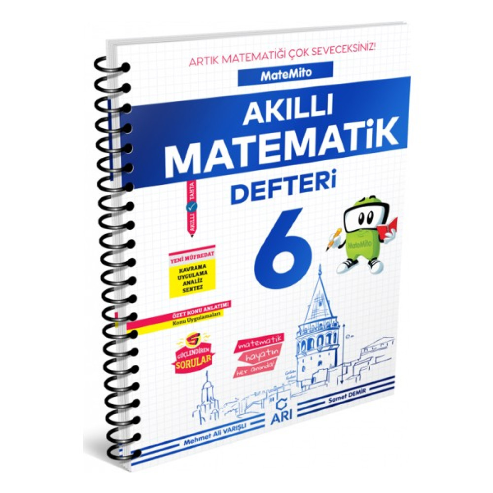 Arı Yayıncılık Akıllı Matematik Defteri 6. Sınıf Matematik Fiyatı