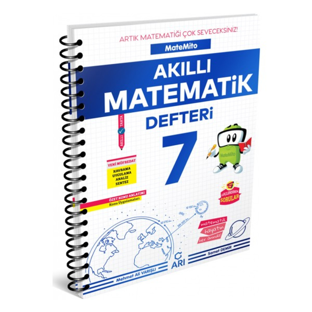 Arı Yayıncılık Akıllı Matematik Defteri 7. Sınıf Matematik Fiyatı