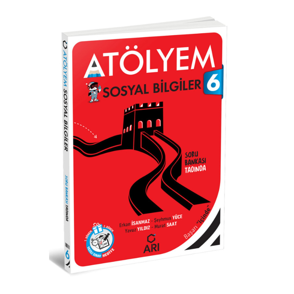 Arı Yayıncılık Arı 6 Sınıf Sosyal Bilgiler Sosyalimo Atölyem 6 . sinif test kitabi kitap Yardımcı Kitaplar Fiyatı