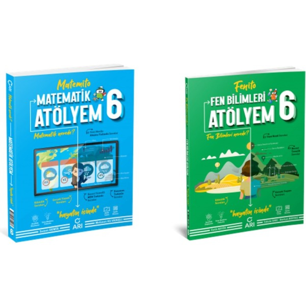 Arı Yayıncılık Arı Yayınları 6.sınıf Matematik Fen Atölyem Seti 2022 Tüm Dersler Fiyatı