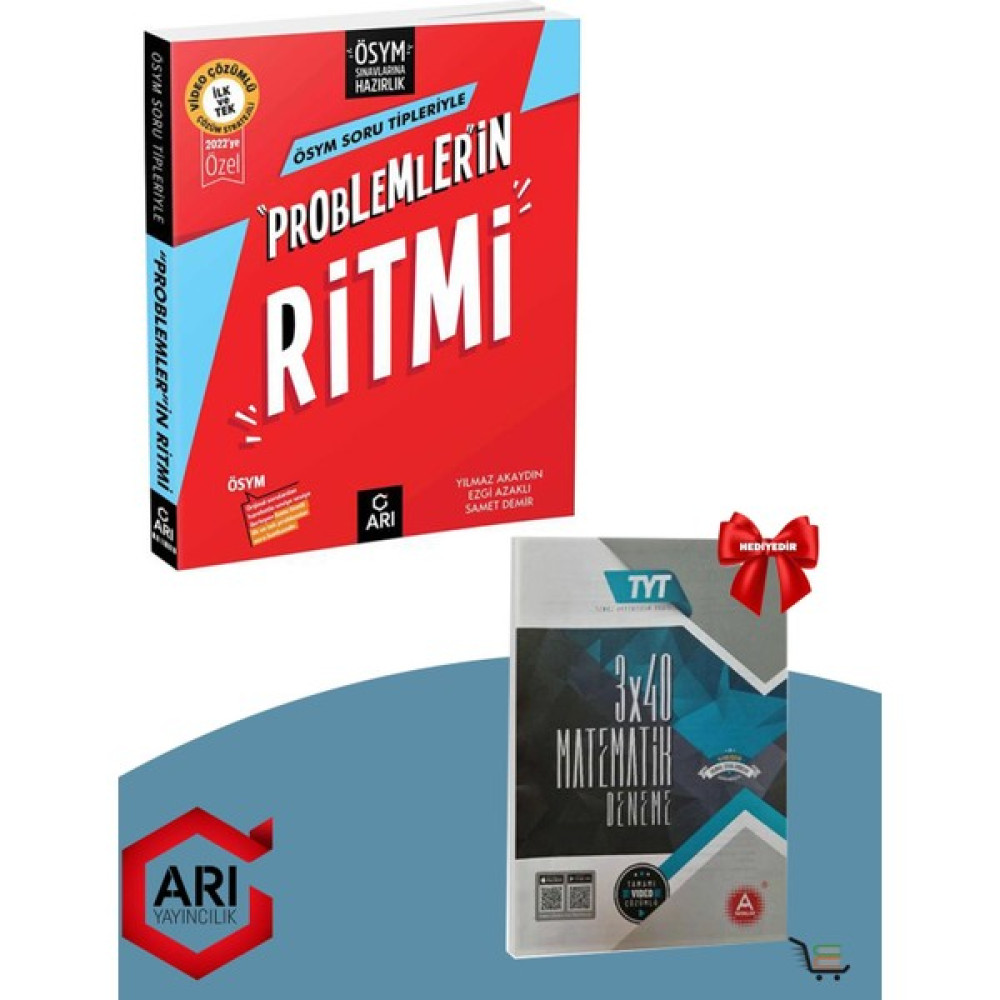 Arı Yayıncılık Problemin Ritmi Tyt Matematik Çıkmış Sorular Denemesi Hediyeli Temel Yeterlilik Testi (TYT) Fiyatı