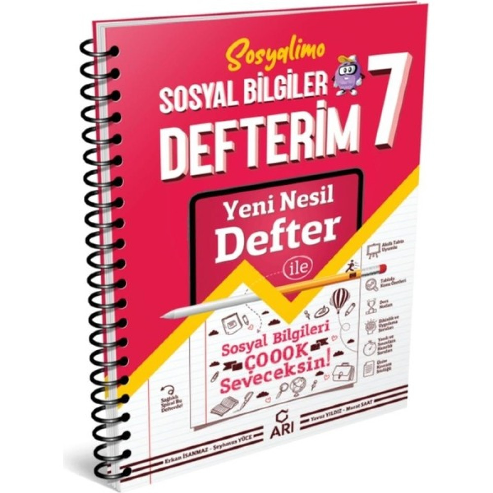 Arı Yayınları 7. Sınıf Sosyal Bilgiler Defter Sosyal Bilgiler Fiyatı