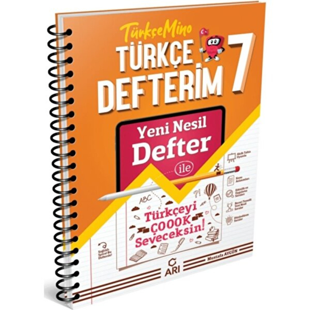 Arı Yayınları 7. Sınıf Türkçe Defter Türkçe Fiyatı