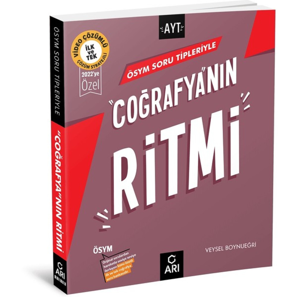 Arı Yayınları Ayt Coğrafyanın Ritmi Yeni 2022 Temel Yeterlilik Testi (TYT) Fiyatı