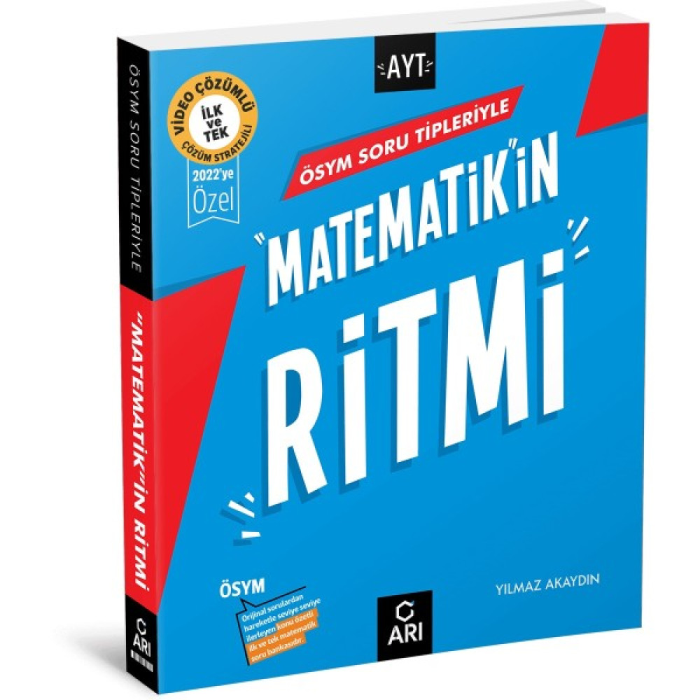 Arı Yayınları Ayt Matematikin Ritmi Yeni 2022 Temel Yeterlilik Testi (TYT) Fiyatı