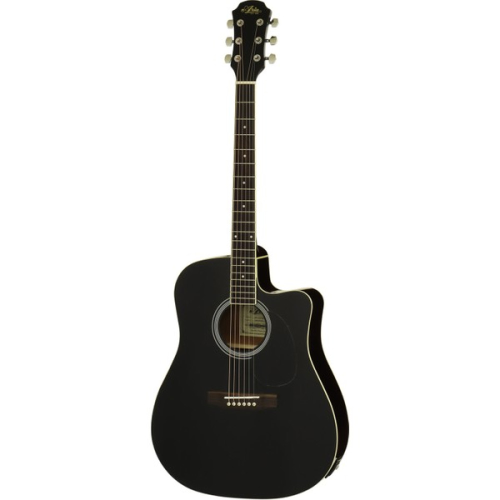 Aria AWN15CEBK Cutaway Elektro Akustik Gitar Oto Boyaları Fiyatı