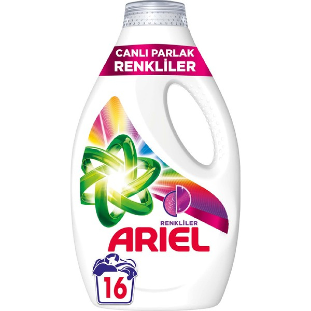 Ariel Canlı Parlak Renkliler Sıvı Çamaşır Deterjanı 16 Yıkama Çamaşır Deterjanı Fiyatı