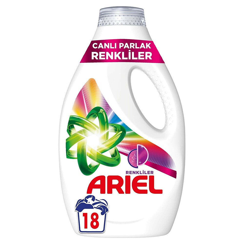 Ariel Canlı Parlak Renkliler Sıvı Deterjan 18 Yıkama 900 ml Çamaşır Deterjanı Fiyatı