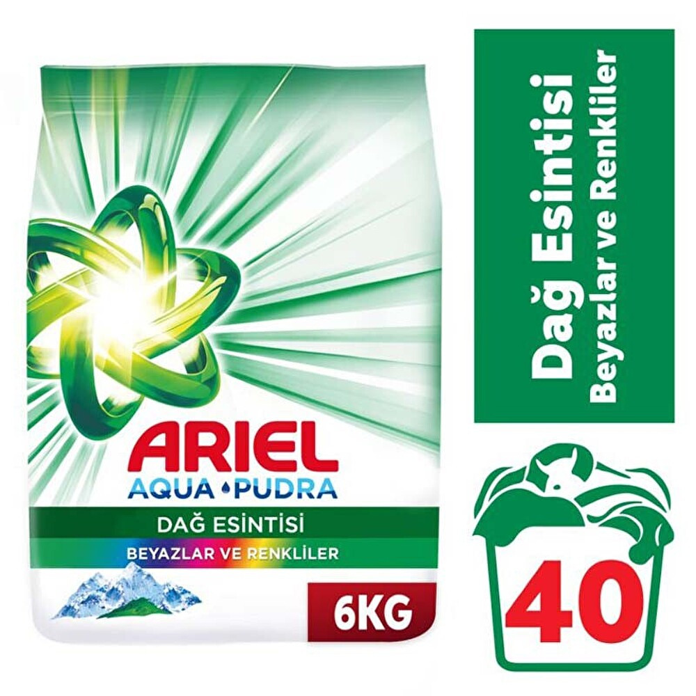 Ariel Dağ Esintisi Beyazlar Ve Renkliler 6 Kg 40 Yıkama Çamaşır Deterjanı Fiyatı