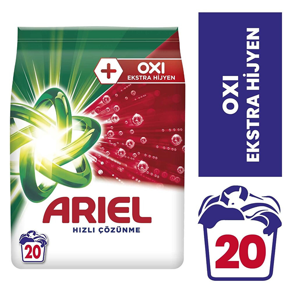 Ariel OXİ Toz Çamaşır Deterjanı 3 kg 20 Yıkama Beyaz Çamaşır Deterjanı Fiyatı