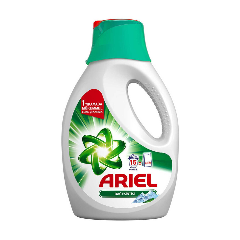 Ariel Sıvı Çamaşır Deterjanı 0,975 lt 15 Yıkama Dağ Esintisi Beyazlar Çamaşır Yıkama Fiyatı
